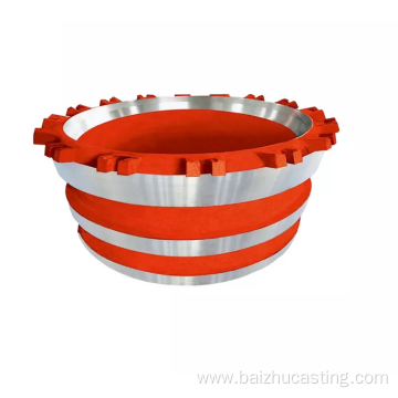 High manganese steel casting cone crusher bowl liner